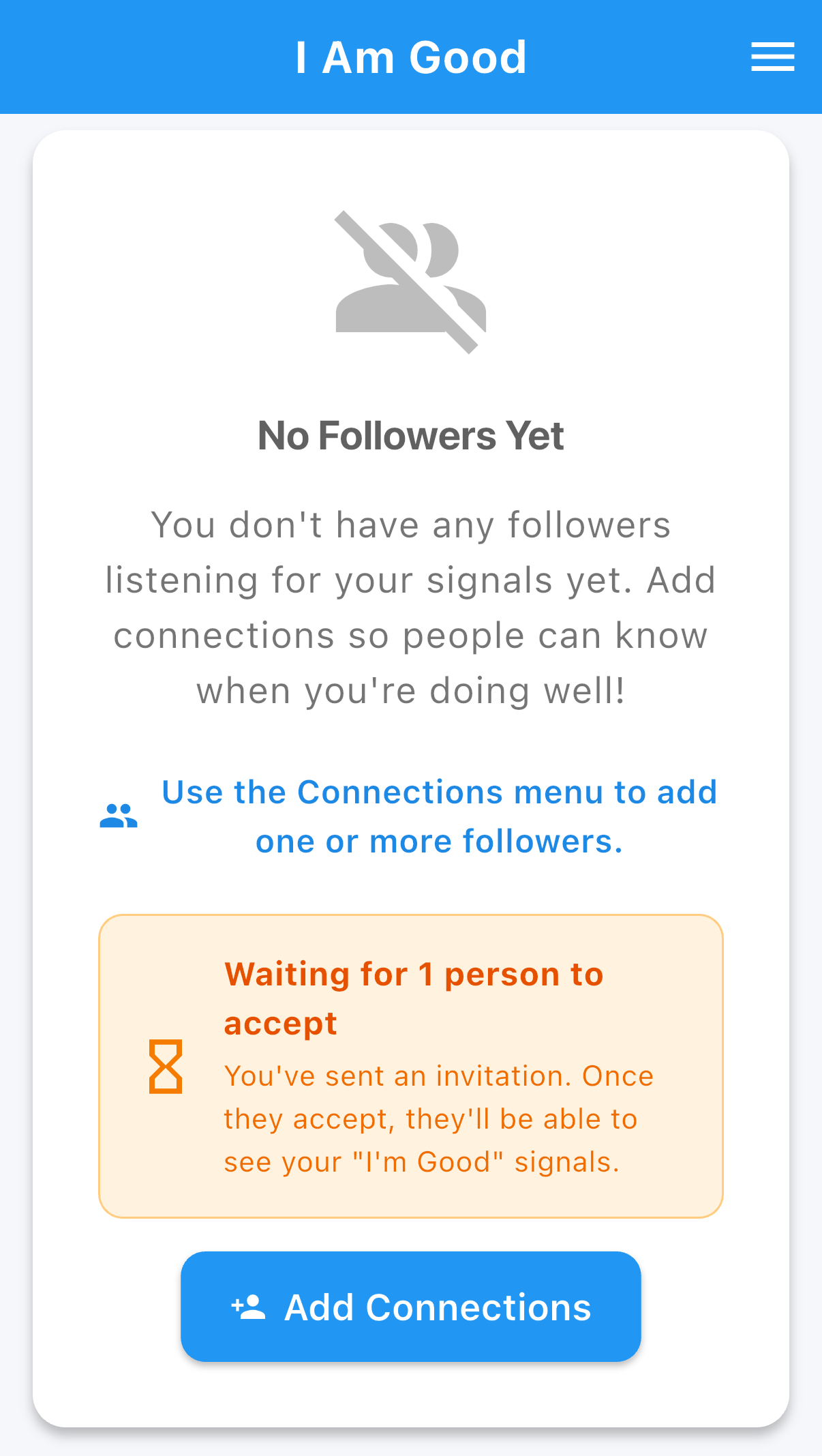 Wait for acceptance
